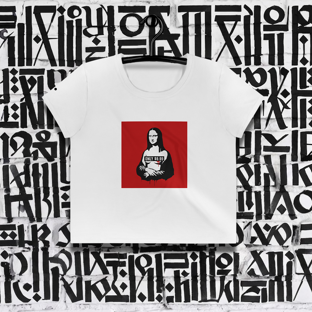 Crop Tee "THE RED PILL"